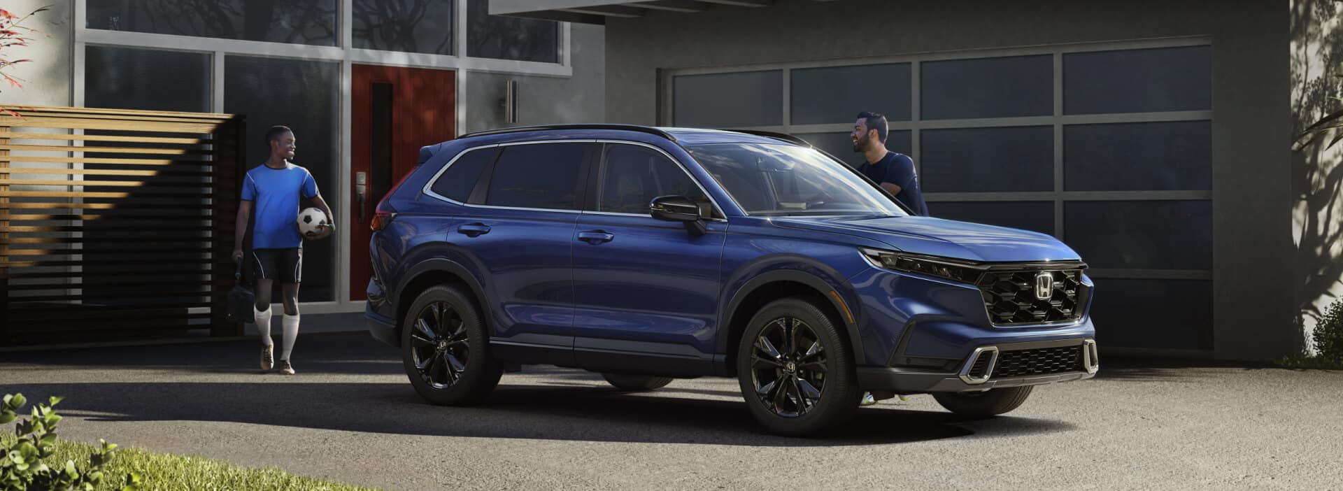 An exterior shot of a Honda vehicle.