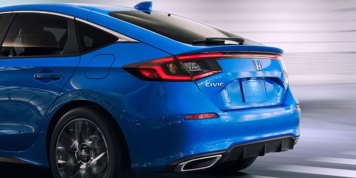 2023 Honda Civic Hatchback rear bumper