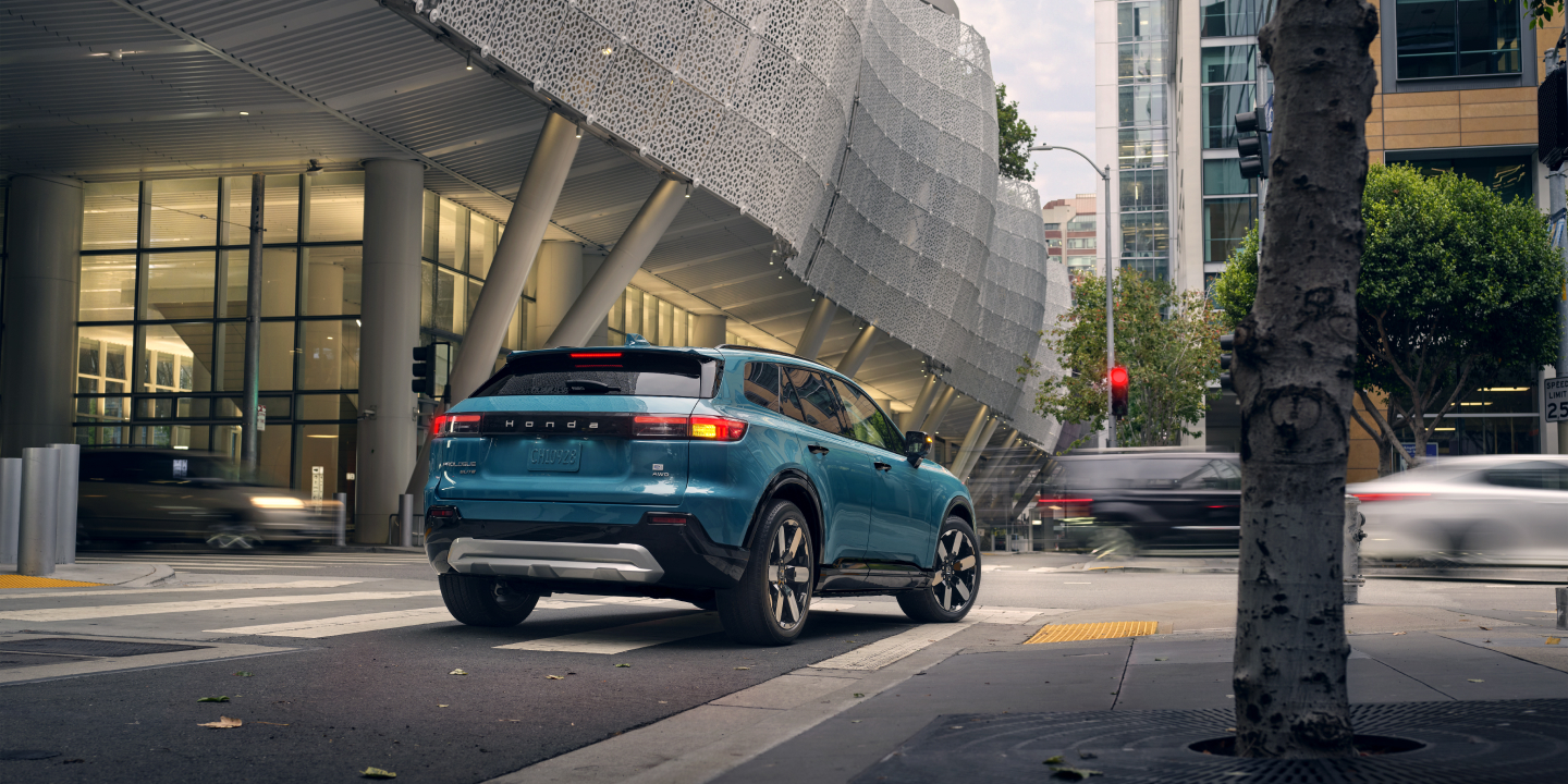 Angle shot of 2025 Prologue vehicle.